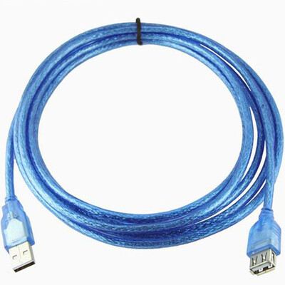 

Yamazawa (SAMZHE) UK-515 USB2.0 high-speed transmission data extension line male to female AM ​​/ AF data cable U disk mouse keyboard extension line transparent white 1.5 meters