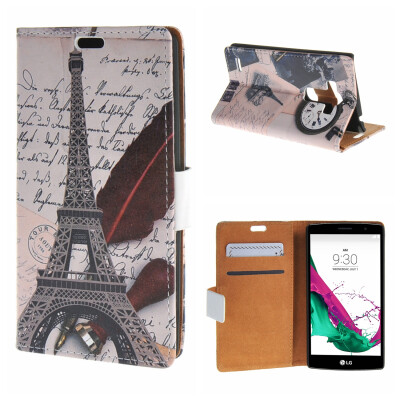 

MOONCASE LG G4 Beat G4S ЧЕХОЛ ДЛЯ Flip Wallet Card Slot Stand Leather Folio Pouch /a06