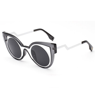 

FEIDU Newest Cat Eye Sunglasses Women Brand Designer Fashion UV Round Lens Sun Glasses For Men Oculos De Sol Feminino