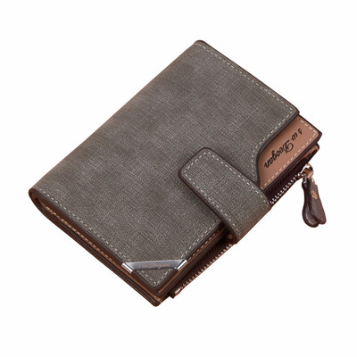 

Mens wallet mens short edition vertical large capacity tide man multifunctional folding belt zipper zipper drivers license