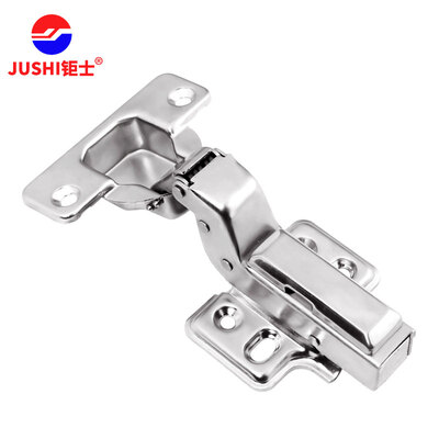 

Gentle jushi stainless steel hinge 6 Pack wardrobe cabinet door hydraulic damping buffer aircraft cabinet hinge 368-2 large bending disassembly