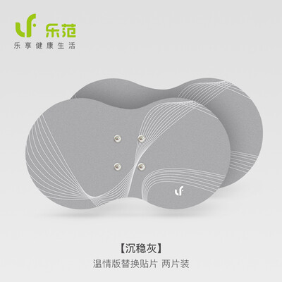 

LERAVAN smart massager mini portable massage instrument gift box magic patch replacement with warm gray 2 pieces