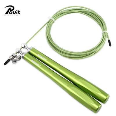 

Povit P - 12x Jump Rope with Adjustable Aluminium Alloy Handles Fitness Training Steel wire jump rope Anti-slip aluminum alloy