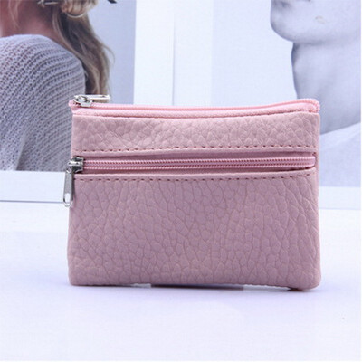 

Women Men Leather Wallet Multi Functional zipper Leather Coin Purse Card Wallet Fashion Mall