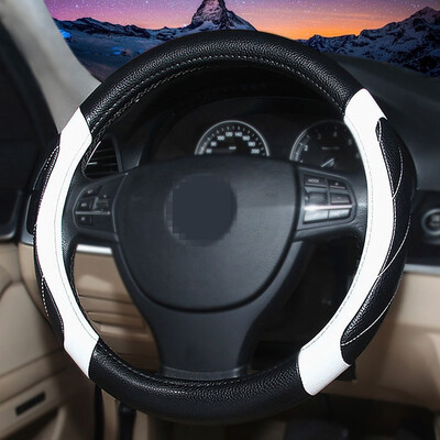 

Steering Wheel Cover Imitation leather Non-slip Auto Supplies Split joint Five colors Four Seasons General Car styling For 38cm
