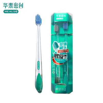 

Huasu Yuchuang Sujie spiral silk toothbrush 2 sticks small brush head preparation long carbon brush hair soft hair fine hair deep cleaning protection gums