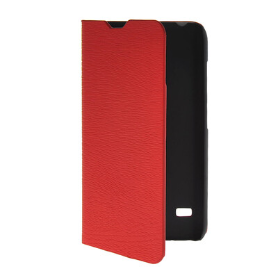 

MOONCASE Slim Leather Side Flip Wallet Card Slot Pouch with Kickstand Shell Back чехол для Huawei Ascend Y550 Red