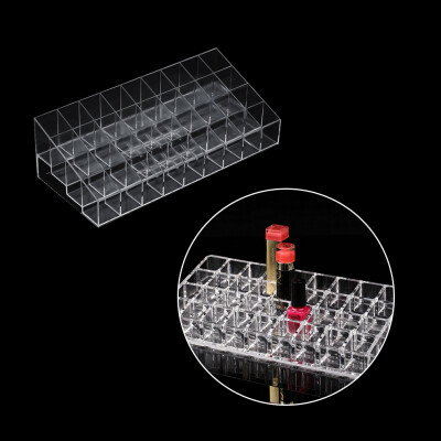 

Transparent 36 Grid Lipstick Mascara Holder Cosmetic Organiser Display Rack