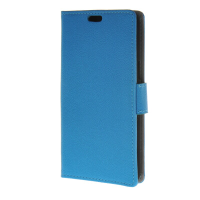 

MOONCASE Soft skin PU Wallet Flip Card Stand Back Leather Case Cover for Samsung Galaxy J5 Blue