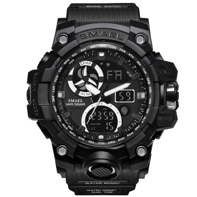 

SMAEL Smyr new watch outdoor sports military watch waterproof double display luminous multi-function mens electronic watch