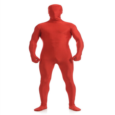 

Gesikai Unisex Zentai Suits Mens Beige Full Bodysuit Spandex Lycra Zentai Bodysuit Cosplay Costumes Tights Party Supply