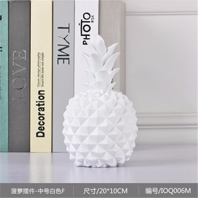 

Nordic ins resin pineapple Piggy Bank figurines bedroom personality decoration living room TV cabinet decorative ornaments