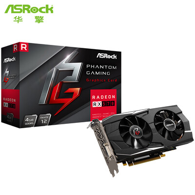 

ASRock RX570 4G Phantom Esports Aris Phantom Gaming D 1244-1293 MHz7000 MHz GDDR5 Eat Chicken Graphics