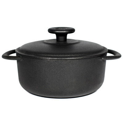 

Jingdong supermarket cast taste Jill May 18cm cast iron small soup stew round pot induction cooker general