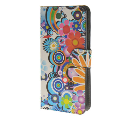 

MOONCASE Flower style Leather Wallet Flip Card Slot Stand Pouch чехол для HTC Desire 620 A01