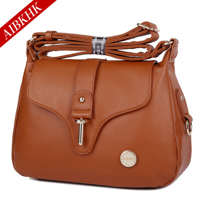 

Aibkhk женщин натуральная кожа сумки с 2-слойные кожа коровы мода сумка Cross body сумка четыре цвета M025