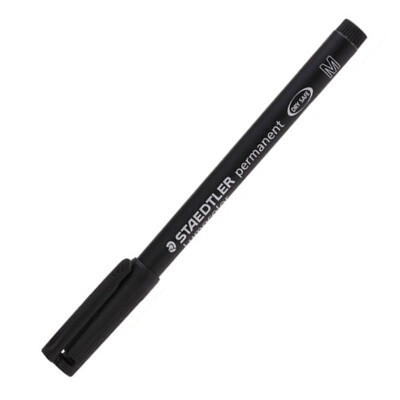 

Staedtler M317-9 black oily marker pen pen 1.0mm single loaded