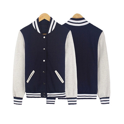 

Men Sports Coat Zipper Fashion shirt Jacket Baseball Football College Gym Clothes