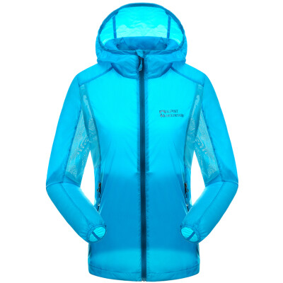 

Elmont ALPINT MOUNTAIN outdoor UPF40 + skin clothing men and women thin sunscreen spring and summer breathable anti-UV skin coat sunscreen 640-106 sky blue M