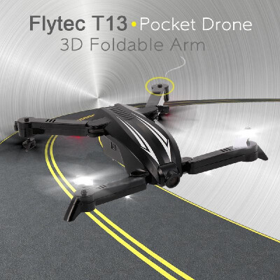 

Flytec T17 720P Double Cameras Wifi FPV Optical Flow Positioning Altitude Hold Gesture Taking Photo Foldable RC Quadcopter