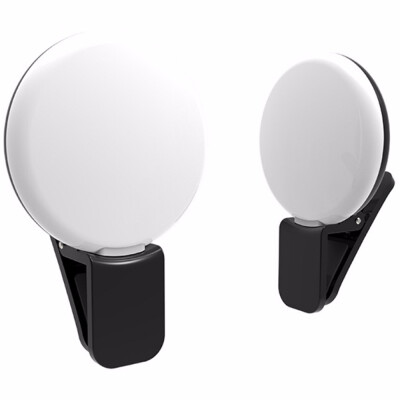 

2018 Natural Mini Portable Selfie Led Flash Photo Camera Ring Light for Iphone Samsung Lithium-Ion Polymeter Battery