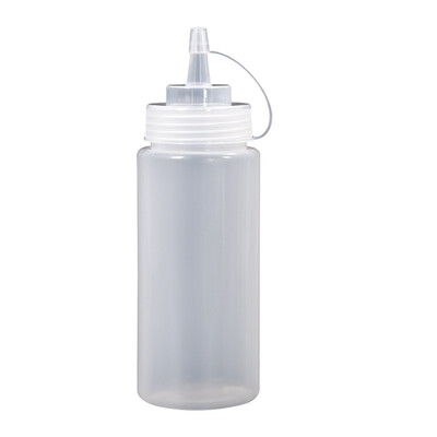 

UpperX White plastic bottle dispenser Compression Sauce - 16 oz