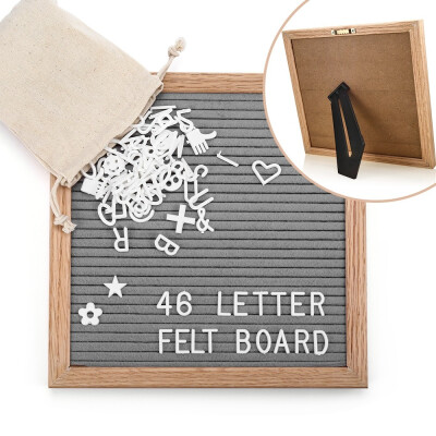 

Message Board Wooden Felt Schedule 340 Letters Decoration