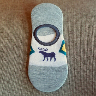 

A Pair Of Men&39s Personality Cotton Anti-Skid Breathable Invisible Ship Socks