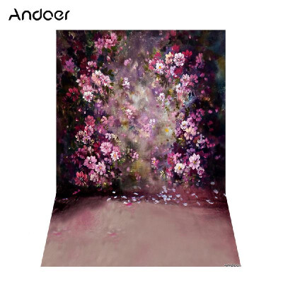 

Andoer 15 21m5 7ft Blossoming Paper Flower Photography Background Wedding Backdrop Photo Studio Pros