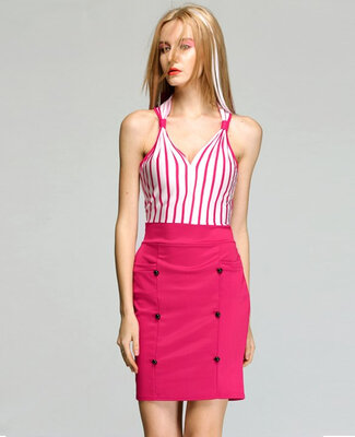Womens Sexy Sleeveless V-Neck Striped Splicing Bodycon Party Casual Mini Dress G-string
Womens Sexy Sleeveless V-Neck Striped Splicing Bodycon Party Casual Mini Dress G-string