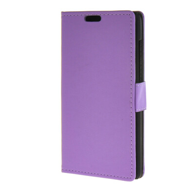 

MOONCASE Vivid colors Leather Wallet Card Slot Bracket Back Case Cover for Huawei Honor 4C Purple
