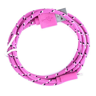 

Colorful 3Ft 6Ft 10Ft Hemp Rope Braided USB Cable Data Sync Charger Cord For iPhone 5 5C 5S 6 6S Plus