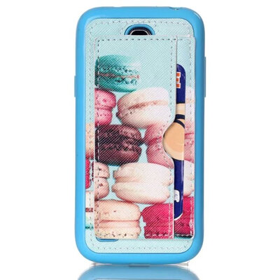 

MITI S4 Mini Anti-skid Soft PU+TPU Skin Case For Samsung Galaxy S4 Mini i9190 Mobile phone Protective Leather Cover Card Stand