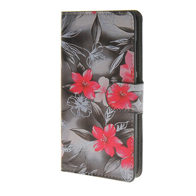 

MOONCASE Flower style Leather Wallet Flip Card Slot Stand Pouch чехол для Microsoft Lumia 540 A12