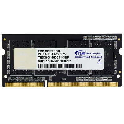 

Десять жестких (Team) DDR3 1600 2G памяти ноутбука