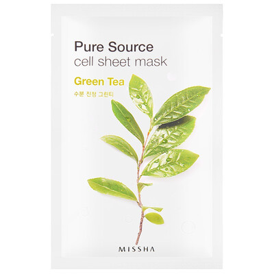 

Mystery still (MISSHA) pure silk soft mask green tea 25ml (moisturizing refreshing translucent men and women mask)