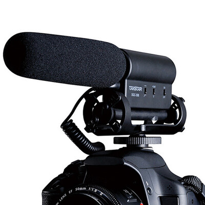 

Victory TAKSTAR SGC-598 Professional Interview Microphone News Recording Camera SLR Cameras DV Gun Microphones Black