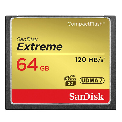 

Sandisk Original Extreme Compactflash Memory CF Card Ld Up to 120MBs Read Speed for rich 4K&Full HD video Cartao De Memori