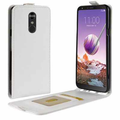 

for LG Stylo 4 WIERSS Flip Leather Case for LG Q Stylo 4 Q710MS Q710 Retro Wallet Case Leather Cover Cases Fundas Capa Coque