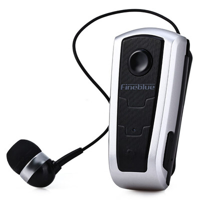 

Original Fineblue F910 Wireless Bluetooth Neck Clip Telescopic Type Business Earphone Vibration Wear Clip Stereo Sport Earphone