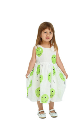 

DAWILS Girls Sleeveless Dress RedPinkGreen Balloon Party Princess Casual Summer Dresses