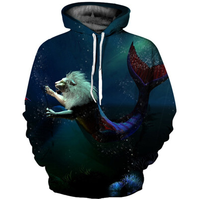 

Mens Hoodie 3D Printed Women Pullover Sweater