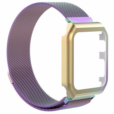 

Milanese Loop Strap Stainless Steel band For Apple Watch 42mm 38mm wristband Link Bracelet iwatch series 123 with metal case