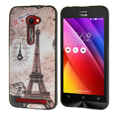 

MOONCASE Case for Asus Zenfone 2 ZE500CL ( 5.0 inch ) Pattern series Flexible Soft Gel TPU Silicone Skin Slim Durable Cover