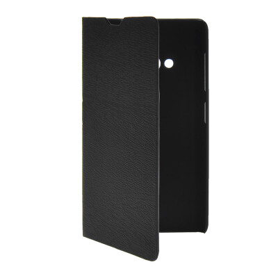 

MOONCASE Slim Leather Side Flip Wallet Card Slot Pouch with Kickstand Shell Back чехол для Nokia Lumia 535 Black