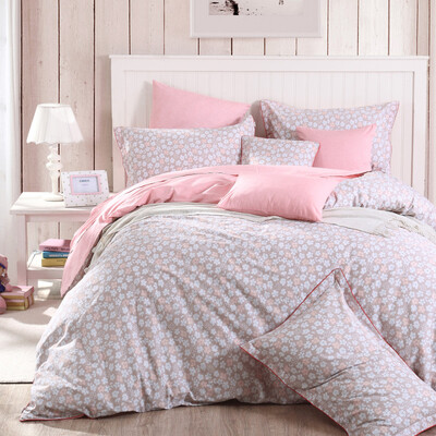 

Bo Yang home textiles sets of cotton four-piece cotton high-count cotton printed sheets four sets - Taorui Si double kit 18 meters bed