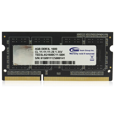 

Ten Command Team Low Voltage DDR3 1600 4G Notebook Memory