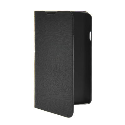 

MOONCASE Slim Leather Side Flip Wallet Card Slot Pouch Stand Shell Back Case Cover for LG F70 Black