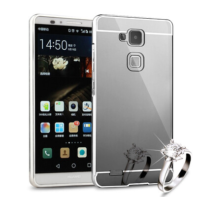 

MOONCASE металлические рамки края зеркало защитную оболочку 2 в 1 случае распространяется на тонких Huawei Mate 7
