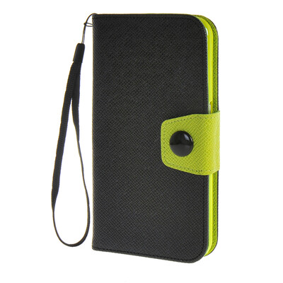 

MOONCASE ЧЕХОЛ ДЛЯ Samsung Galaxy S6 Flip Wallet Card Slot with Kickstand Leather Back Cover Black Green